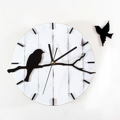 Wall Clock Small Bird
